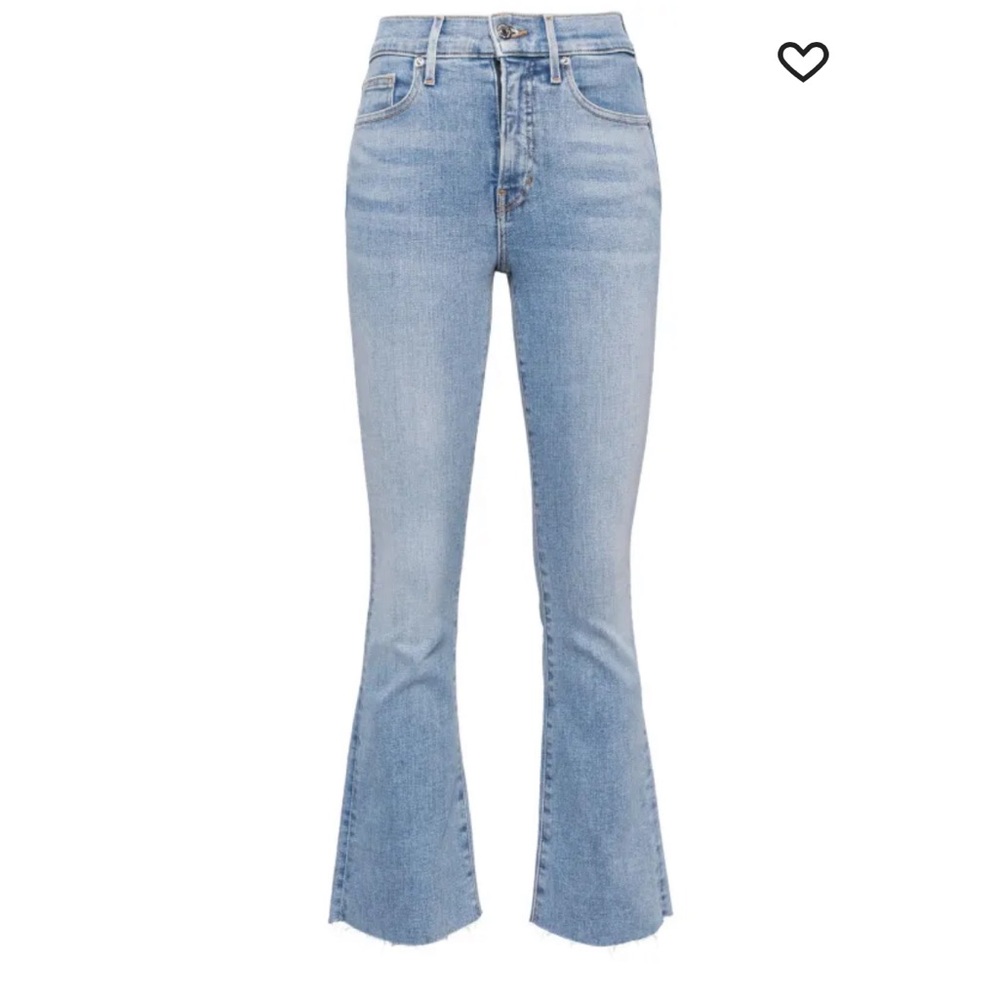 Veronica Beard Beverly Skinny Flare High Rise Jeans